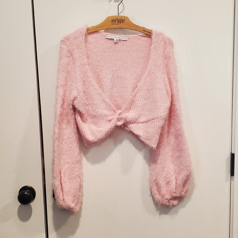 Cardigan crop top